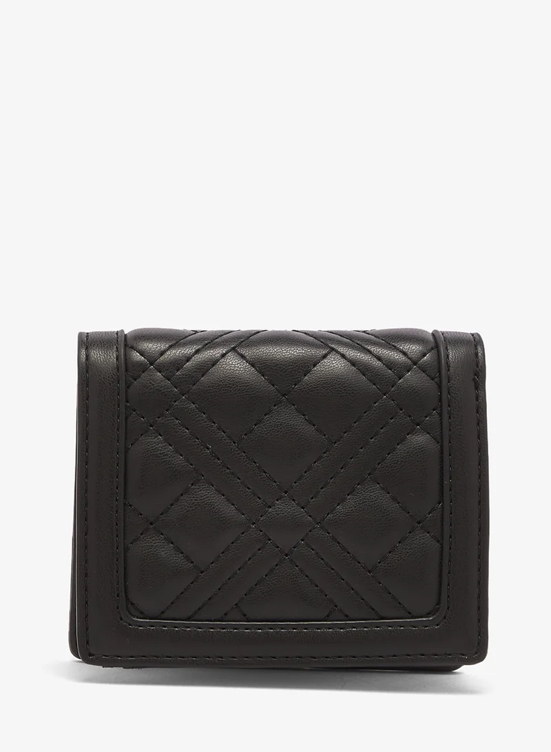Love Moschino Quilted PU Wallet